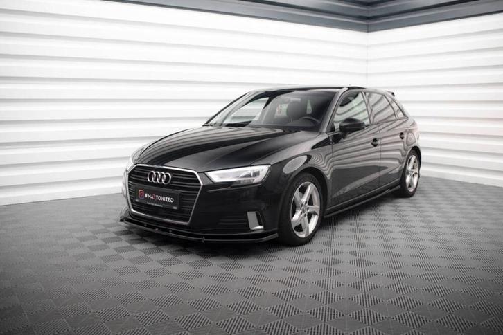 Voorlip sideskirt spoiler diffuser - Audi A3 Sportback 16-20, Auto diversen, Tuning en Styling, Ophalen of Verzenden