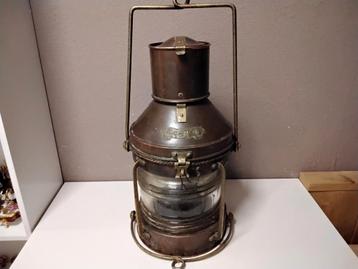Massief koperen scheeps lantaarn ankerlicht 50 cm beschikbaar voor biedingen