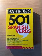 501 Spanish verbs - Barron’s, Ophalen of Verzenden, Beta, Zo goed als nieuw, Niet van toepassing