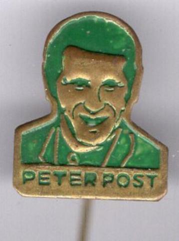 Peter Post groen/koper wielrenner speldje ( Z_210 ) beschikbaar voor biedingen
