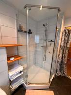Maxaro 5-hoek douchecabine + bak, Ophalen of Verzenden, Zo goed als nieuw, Met douche