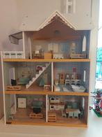 Poppenhuis met meubels, Ophalen, Zo goed als nieuw, Poppenhuis