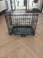 Adori Bench 2-Deurs Zwart - Hondenbench - 62x44x50 cm, Ophalen of Verzenden, Zo goed als nieuw