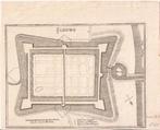 Elburg. Vestingkaartje. Plattegrond. Merian. 1659, Antiek en Kunst, Kunst | Etsen en Gravures, Ophalen of Verzenden