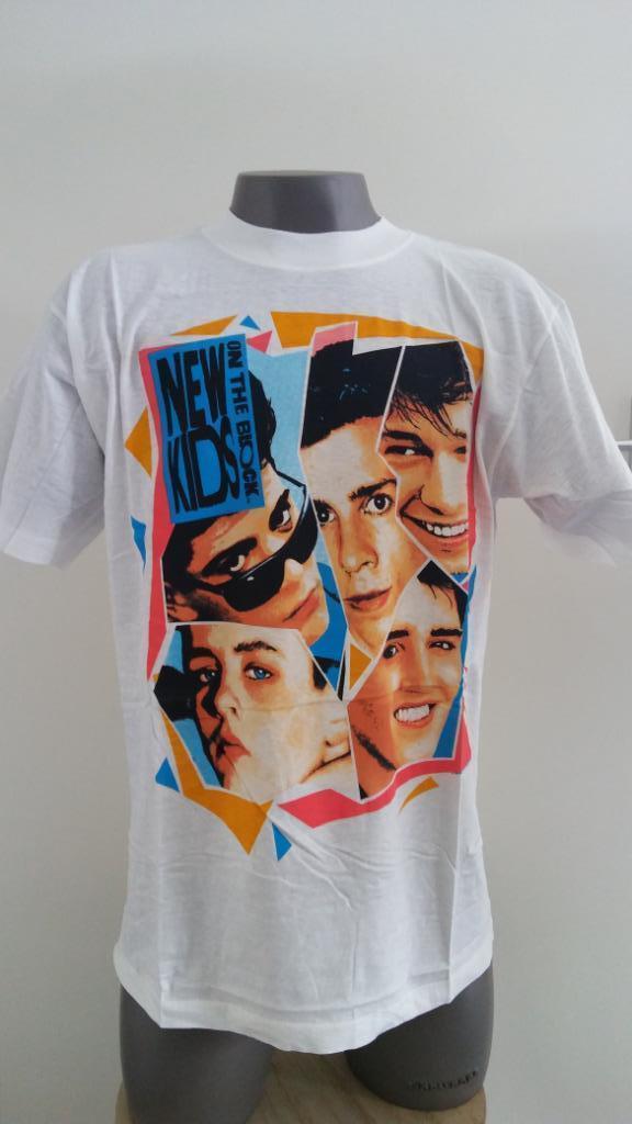 New Kids on the Block NKOTB muziek boyband shirt tshirt, Verzamelen, Muziek, Artiesten en Beroemdheden, Zo goed als nieuw, Kleding