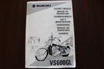 Suzuki VS600GL 1994 motorfiets handleiding VS 600 GL manual, Motoren, Handleidingen en Instructieboekjes, Ophalen of Verzenden