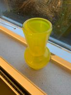 Dutz Design Gele Glazen Vaas - 20 cm, Geel, Ophalen of Verzenden, Minder dan 50 cm, Glas