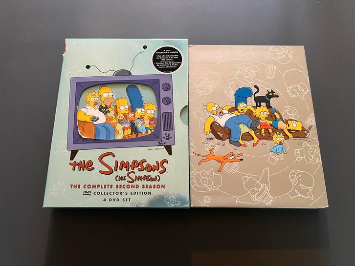 The Simpsons Seizoen 1 en 2 DVD Boxset - Collector's Edition, Cd's en Dvd's, Dvd's | Tv en Series, Gebruikt, Komedie, Boxset, Alle leeftijden