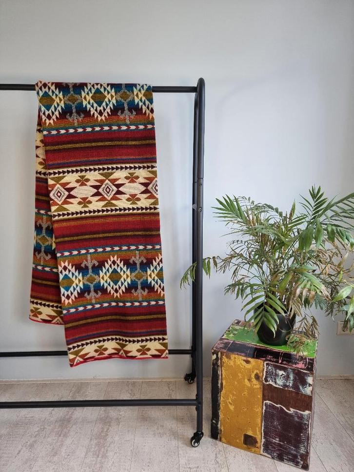 Alpaca wollen plaid/deken uit Zuid-Amerika, Huis en Inrichting, Woonaccessoires | Plaids en Woondekens, Nieuw, Ophalen of Verzenden