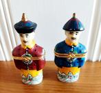 Trinketbox potjes Chinese hofdienaten/mandarijnen, Antiek en Kunst, Ophalen of Verzenden