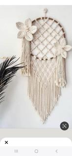 Macramé Wandhanger met Bloemen, Ophalen of Verzenden, Nieuw