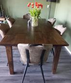 eettafel, Huis en Inrichting, Tafels | Eettafels, Ophalen, Gebruikt, Teakhout, 50 tot 100 cm