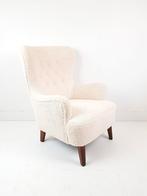 Vintage Artifort Theo Ruth heren fauteuil teddy nieuwe stof, Verzenden, Huis en Inrichting