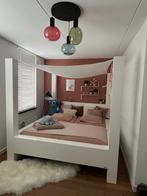 Goosens 2 Persoons Hemelbed, Huis en Inrichting, Ophalen, Wit, Tweepersoons, Zo goed als nieuw