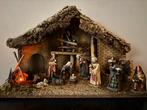 Kerststal met licht, watervalletje en beelden, Diversen, Kerst, Ophalen of Verzenden, Zo goed als nieuw
