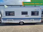 Hobby EXCELLENT EASY 460 UFE FRANSBED + VOORTENT + DOUCHE, Caravans en Kamperen, Rondzit, Hobby, Serviceluik, Bedrijf