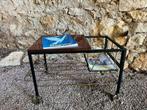 Mid century meubel bijzettafel lectuurtafel vintage jaren 60, Huis en Inrichting, Tafels | Sidetables, Ophalen, Gebruikt, 50 tot 100 cm