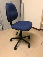 Bureaustoel, Huis en Inrichting, Ophalen, Gebruikt, Blauw, Bureaustoel