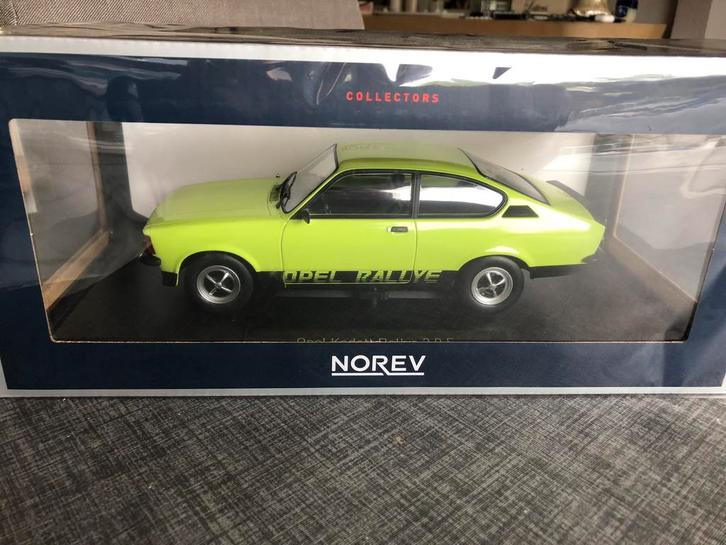 Norev 1/18 opel kadett rallye 2.0e nieuw in doos, Hobby en Vrije tijd, Modelauto's | 1:18, Nieuw, Auto, Norev, Ophalen