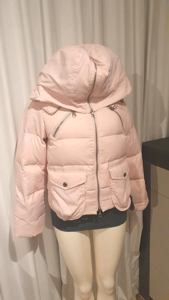 "Iceberg" roze winterjas met bontkraag XS, Kleding | Dames, Jassen | Winter, Zo goed als nieuw, Maat 34 (XS) of kleiner, Roze