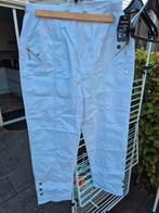 Witte 7/8 broek mt T7 (48) cherry berry, Ophalen of Verzenden, Zo goed als nieuw, Wit, Broek of Spijkerbroek