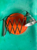 Retro harmonica lamp chrome aluminium jaren 80, Ophalen of Verzenden, Gebruikt, Metaal, Space age