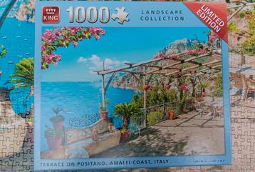Legpuzzel King - Positano, 1000 stukjes beschikbaar voor biedingen