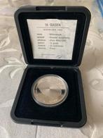 Zilver munt beatrix 10 gulden millenium, Postzegels en Munten, Munten | Nederland, Ophalen of Verzenden, Koningin Beatrix, 10 gulden