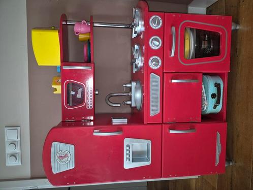Kidscraft speelkeuken inclusief inboedel, Kinderen en Baby's, Speelgoed | Speelkeukens, Gebruikt, Hout, Ophalen