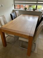 Te koop eiken eettafel, Huis en Inrichting, Tafels | Eettafels, 200 cm of meer, 100 tot 150 cm, Gebruikt, Rechthoekig