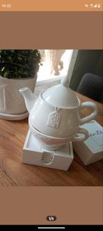 Rivièra Maison tea for one thee potje + kopje Riviera Maison, Huis en Inrichting, Woonaccessoires | Overige, Ophalen of Verzenden