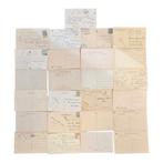 De set bestaat uit beschreven en onbeschreven kaarten, zwart, Ophalen of Verzenden, 1960 tot 1980, Gelopen