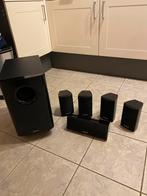 Onkyo receiver TX-SR307 incl boxen, 70 watt of meer, Zo goed als nieuw, 5.1-systeem, Overige spelers