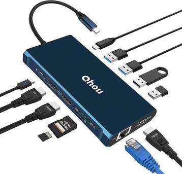 USB-c Hub voor LAN, SD TF VGA HDMI beschikbaar voor biedingen