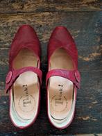 Think! Rode leren schoentjes, maat 38, Schoenen met lage hakken, Ophalen of Verzenden, Think, Gedragen