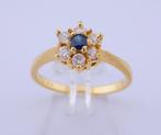 Prachtige 18 karaat Gouden Damesring Lady Di Ring, Jw, Verzenden, Nieuw, 17 tot 18