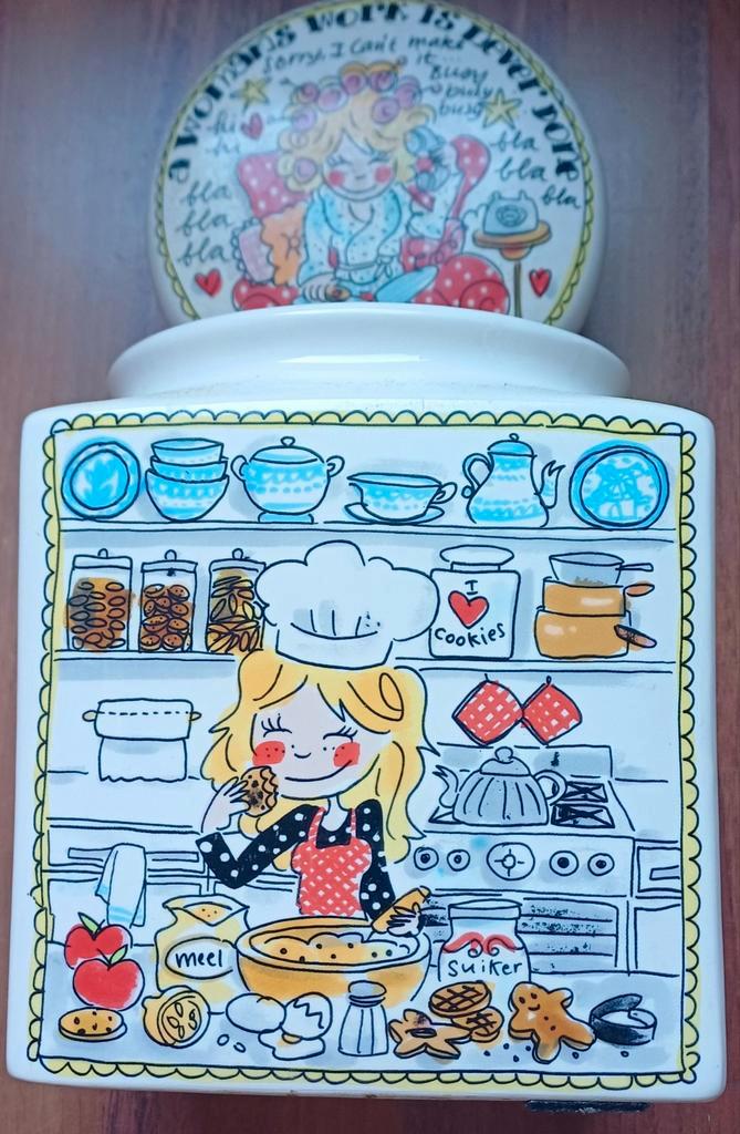 Blond Amsterdam Voorraadpot Groot, Huis en Inrichting, Keuken | Servies, Zo goed als nieuw, Overige typen, Blond Amsterdam, Aardewerk