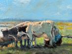W.MARKENSTEIN olieverf op doek KOEIEN, Antiek en Kunst, Ophalen of Verzenden