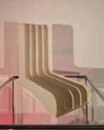 Vintage Discofoon LP-Rek | Space Age Design | Jaren 70, Kunststof, Gebruikt, Minder dan 25 discs, Ophalen of Verzenden