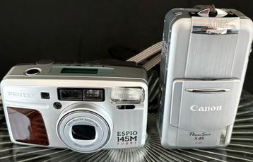 2 x Camera te koop Pentax + Canon €100 of €60 per stuk SALE! beschikbaar voor biedingen