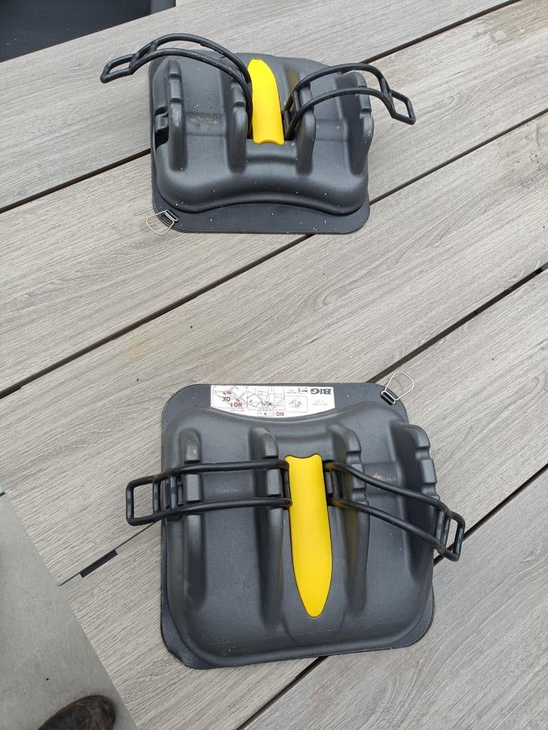 Magneet snowboardhouder Aconcagua - voor 3 paar ski's's of 2 paar snowboards draagvlak: 33 cm Draaglast: 21 kg bij