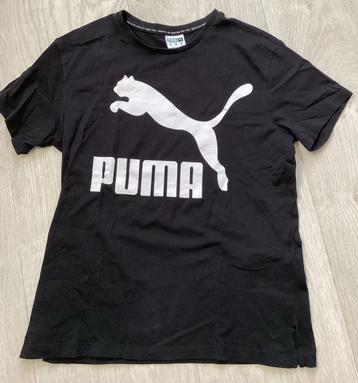 Puma T-shirt Zwart XS beschikbaar voor biedingen