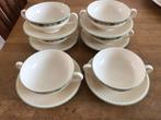 Wedgwood carlton soepkom/soepkop met schotel, Huis en Inrichting, Keuken | Servies, Ophalen of Verzenden, Zo goed als nieuw, Wedgwood