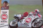Wilco Zeelenberg van Team Suzuki op nieuwe ansichtkaart, Verzenden, 1980 tot heden, Ongelopen, Sport en Spel
