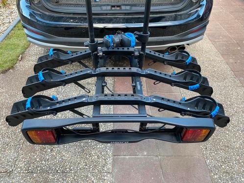 Hapro active fietsendrager, Auto diversen, Fietsendragers, Zo goed als nieuw, Trekhaakdrager, 3 fietsen of meer, Brede banden