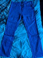 Blauwe katoenen damesbroek maat 42, Blauw, Maat 42/44 (L), Ophalen of Verzenden, Miss Etam