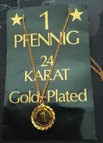 Halsketting Gold plated, Verzenden, Nieuw, Goud, Overige materialen