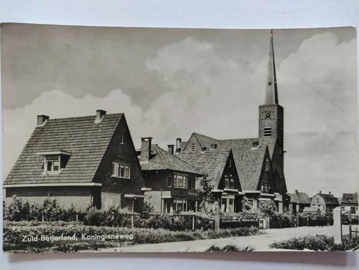 J2487 Zuid Beijerland, Verzamelen, Ansichtkaarten | Nederland, Noord-Holland, 1920 tot 1940, Ophalen of Verzenden