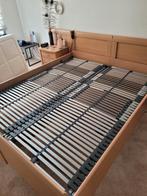 Bed 160x200cm (2x80cm) verstelbare elektrische lattenbodem, Tweepersoons, Ophalen of Verzenden, Zo goed als nieuw, 160 cm