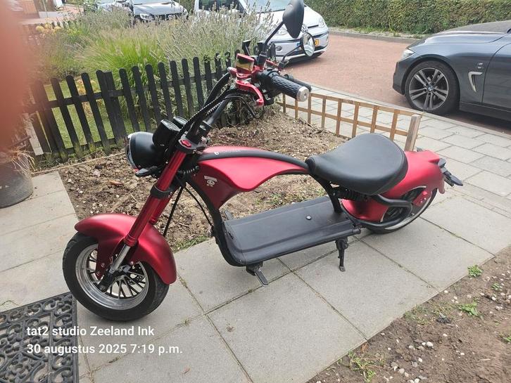 Zo Goed Als Nieuwe E-chopper Compleet, Fietsen en Brommers, Snorfietsen en Snorscooters, Zo goed als nieuw, Elektrisch, Ophalen